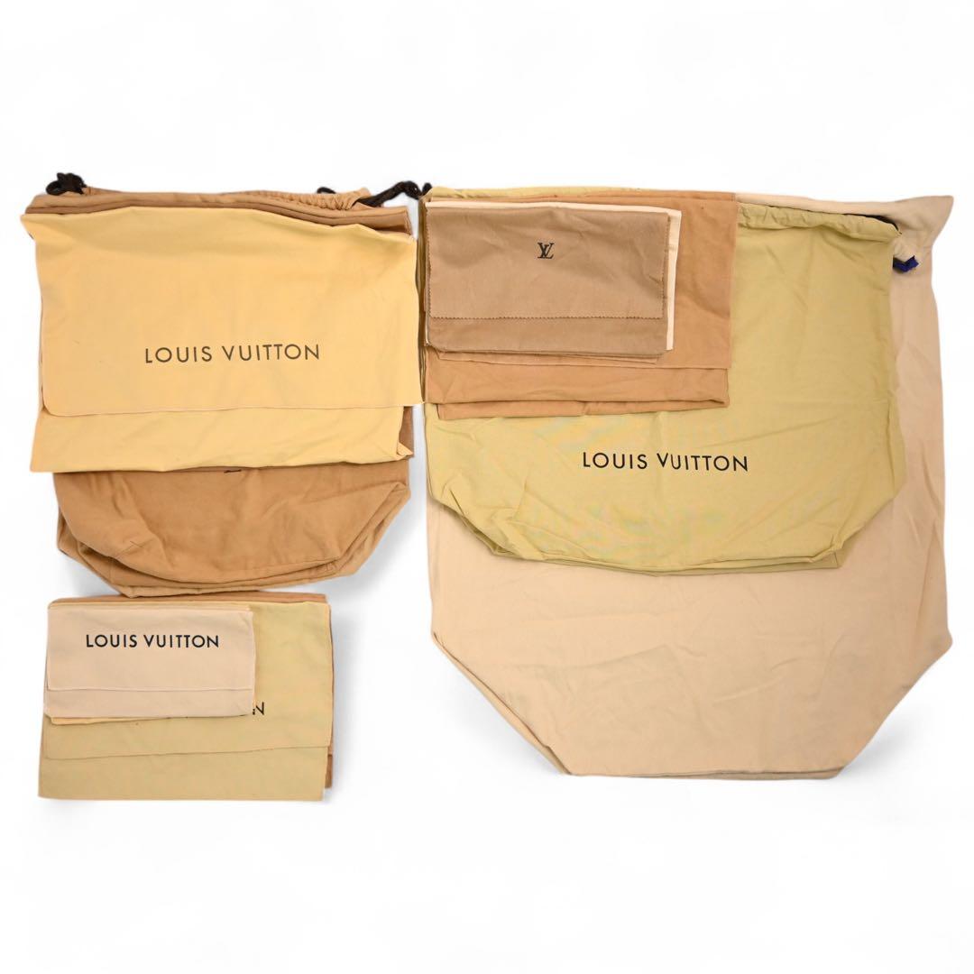 ルイヴィトン 保存袋 18セット コットン ベージュ Aランク se6708cc
