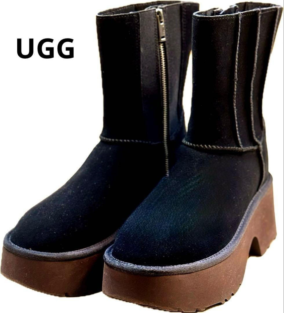 美品！　UGG アグ　ブラック ブーツ　24cm お値下げ