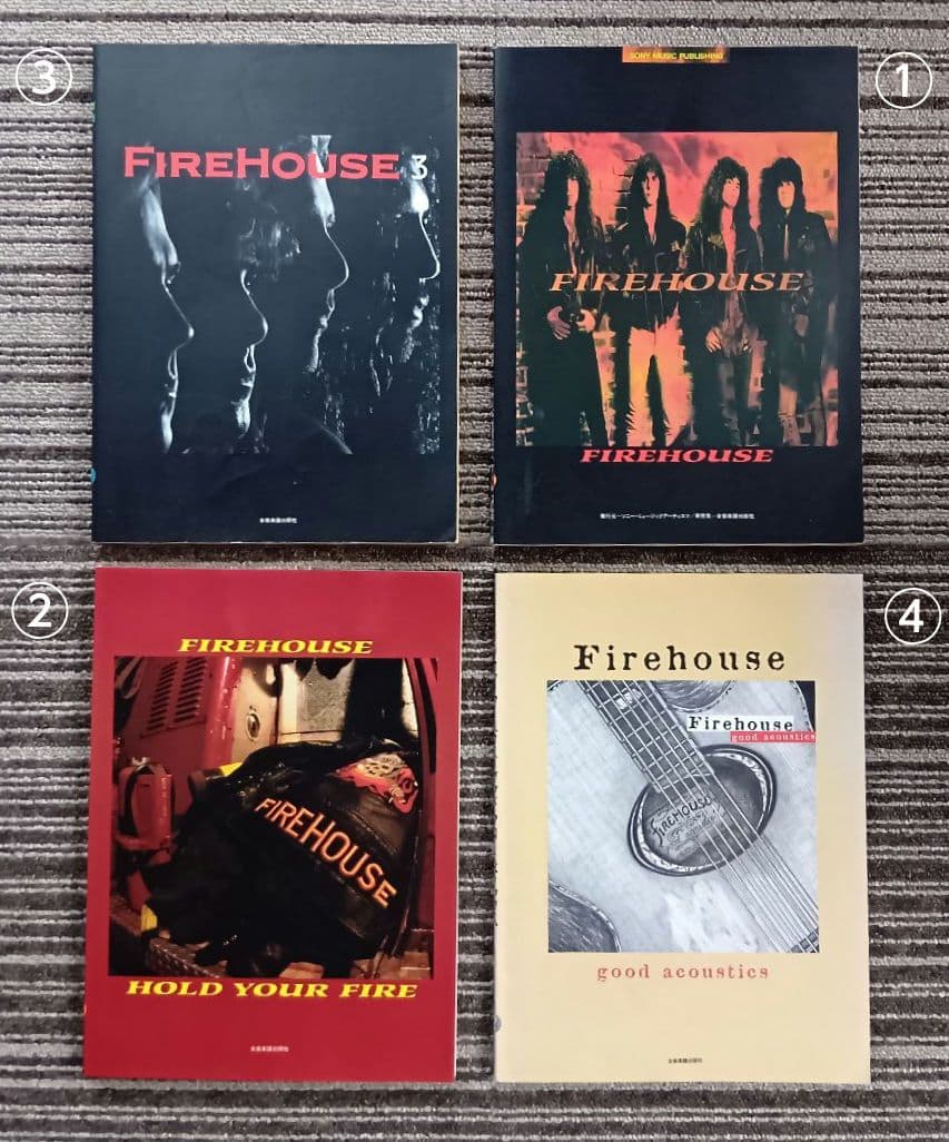 ファイアーハウス 楽譜 Firehouse スコア まとめ売り