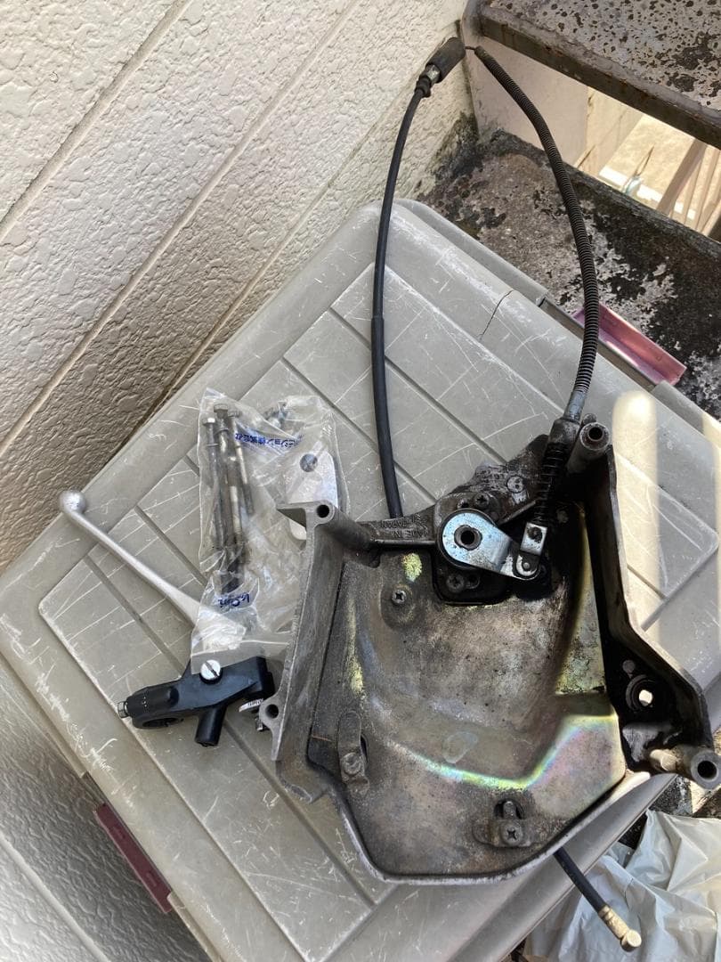 Z750FX Z1000MK2純正スプロケットカバー等クラッチレバー一式Z1Z2