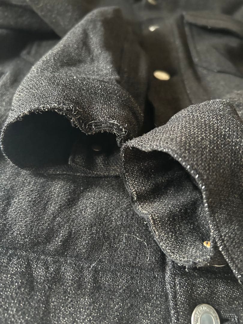 undercoverism ラメ入りウールジャケット黒アンダーカバー