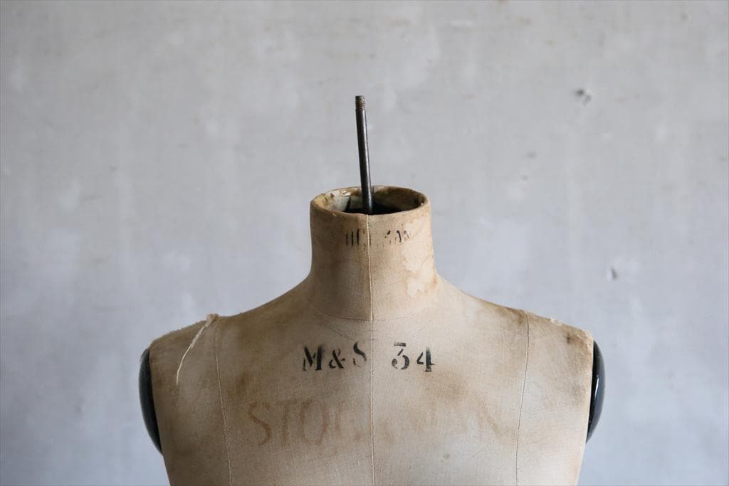 フランスアンティークSTOCKMANストックマン製トルソー/マネキン80-203