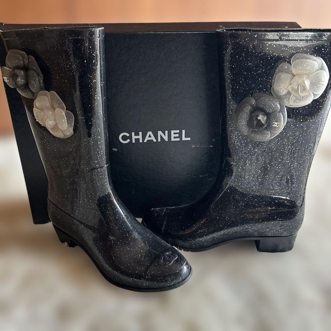 CHANEL レインブーツ　39