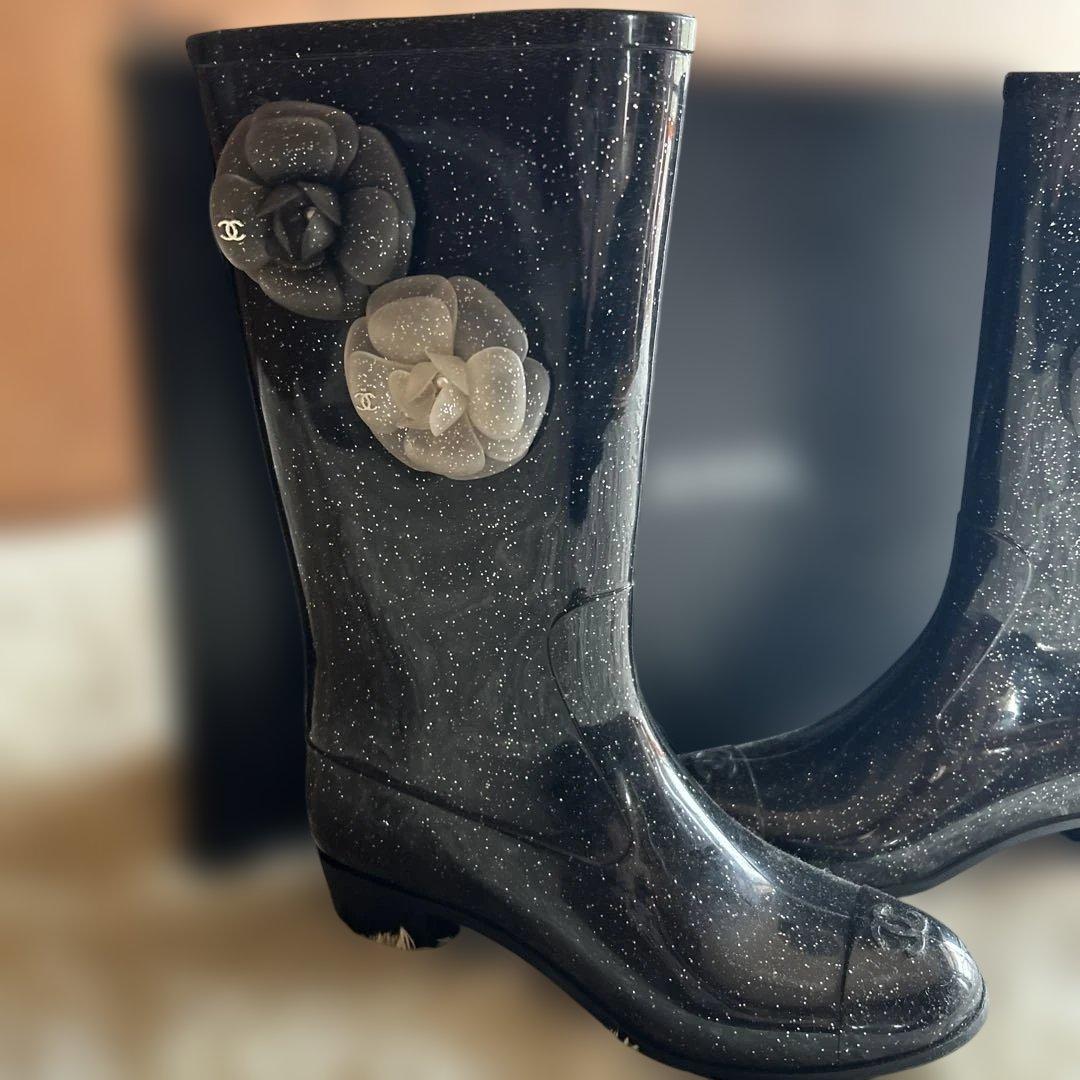 CHANEL レインブーツ　39
