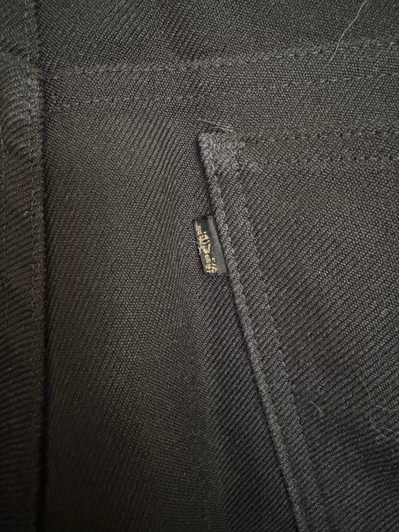 90年代初期　Levi's 黒 スタプレ34/32 USA製