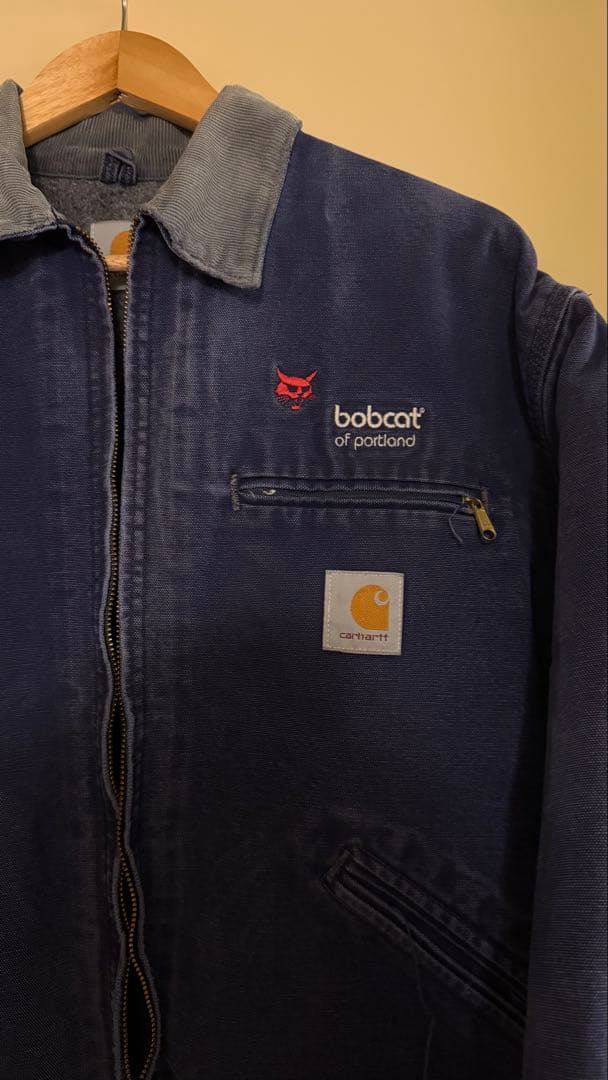 Carhartt Detroit Jacket 企業ロゴ　年代物