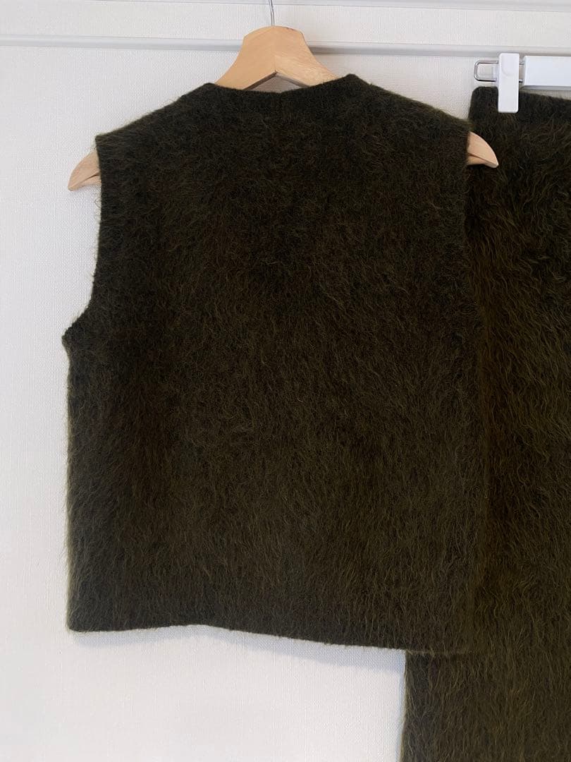 Cristaseya ニットベスト スカート セット