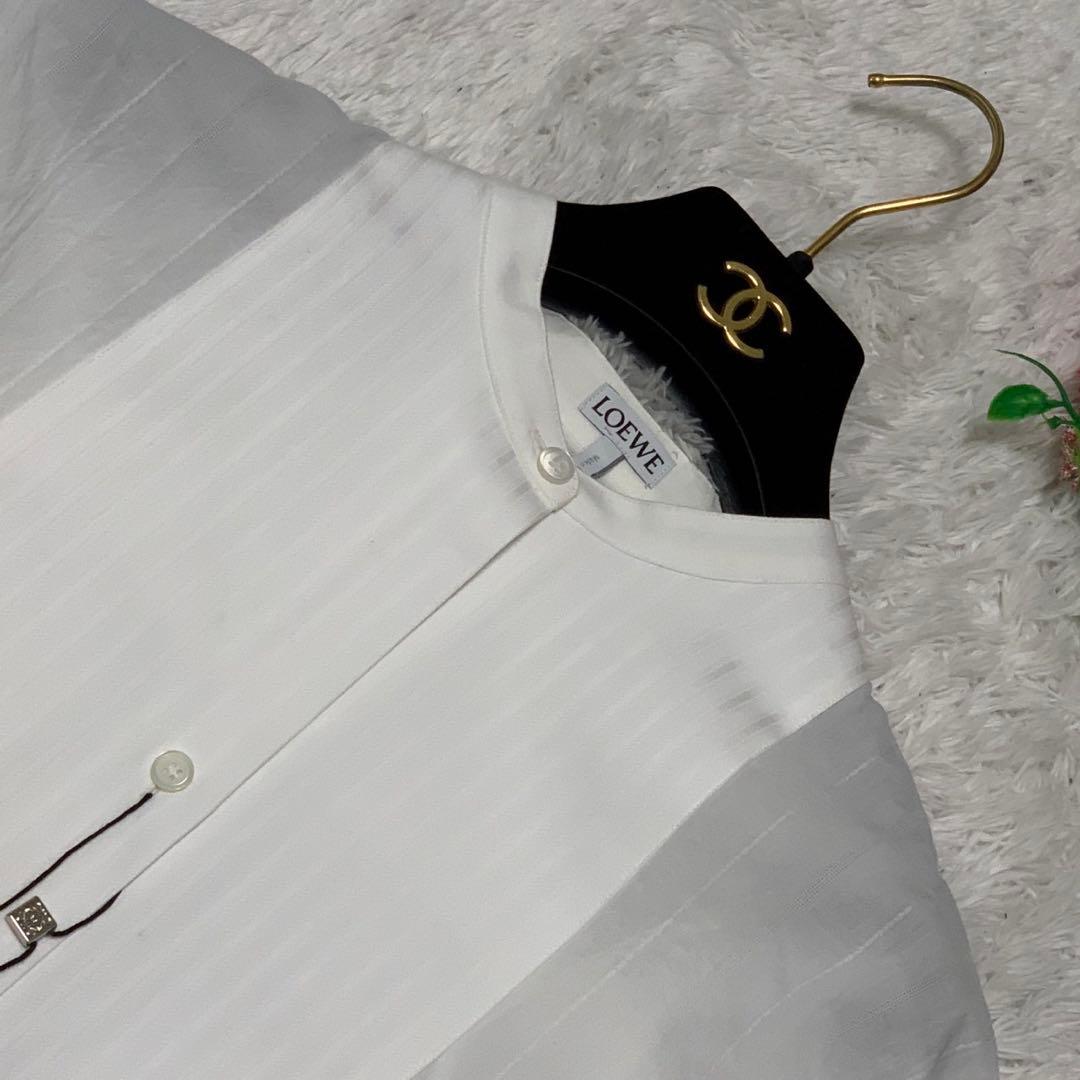 ［未使用］LOEWE アナグラム刺繍 シャツ　ブラウス　オーバーチュニック