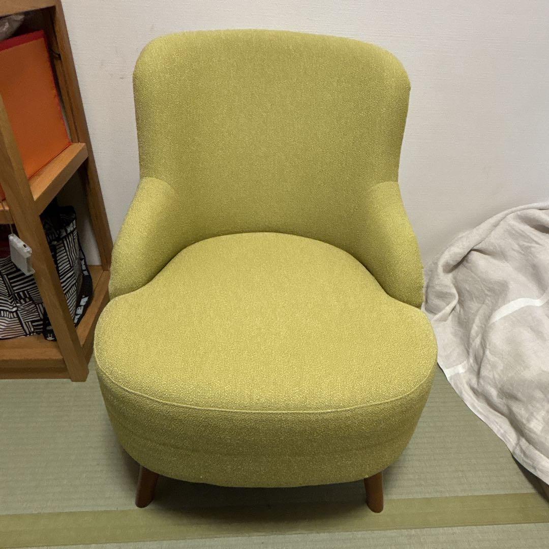 ウニコ unico ソファ　1人掛け　グリーン