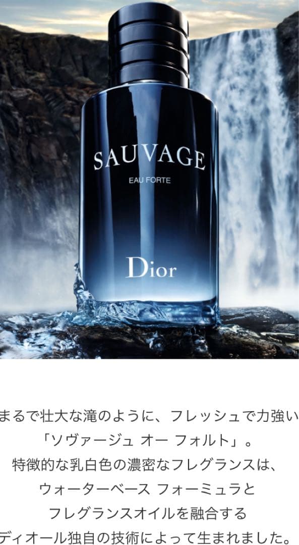 【新品・未開封品】Ｄｉｏｒ ソヴァージュ オー フォルト パルファン　６０mL