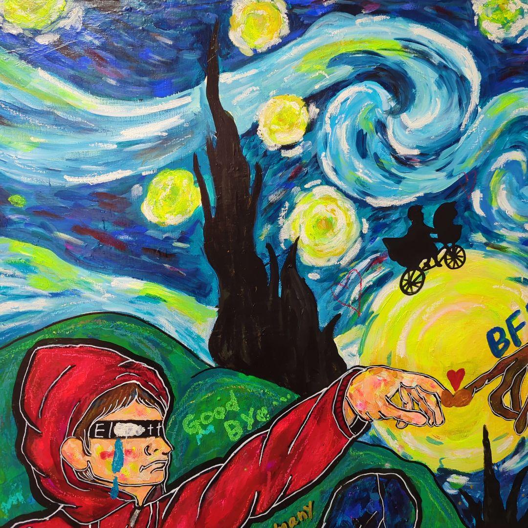 【一点物/SALE】Famous Alien-エリア51の実験台へ-【現代アート