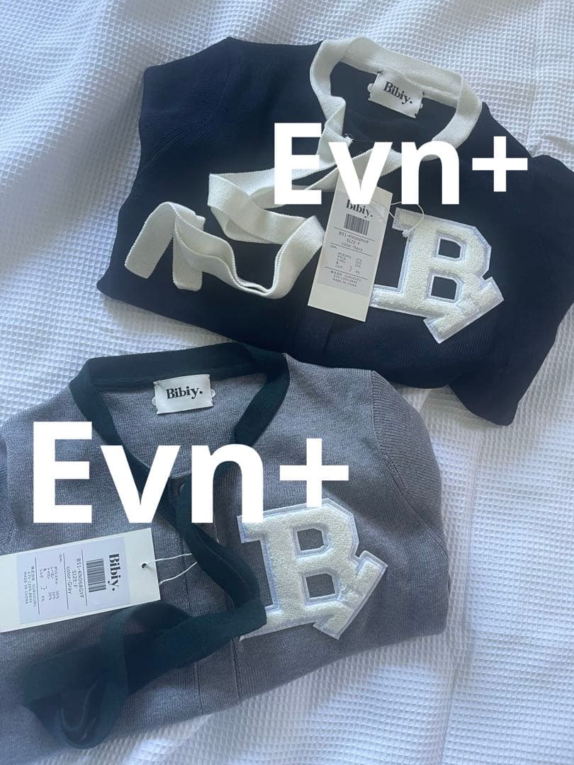 p*n様 bibiy. B. CLUB TIE CARDIGAN ネイビー