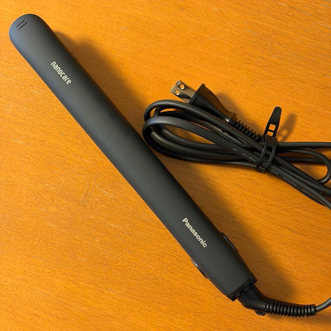 パナソニック ストレートヘアアイロン ナノケア ブラック EH-HS0J