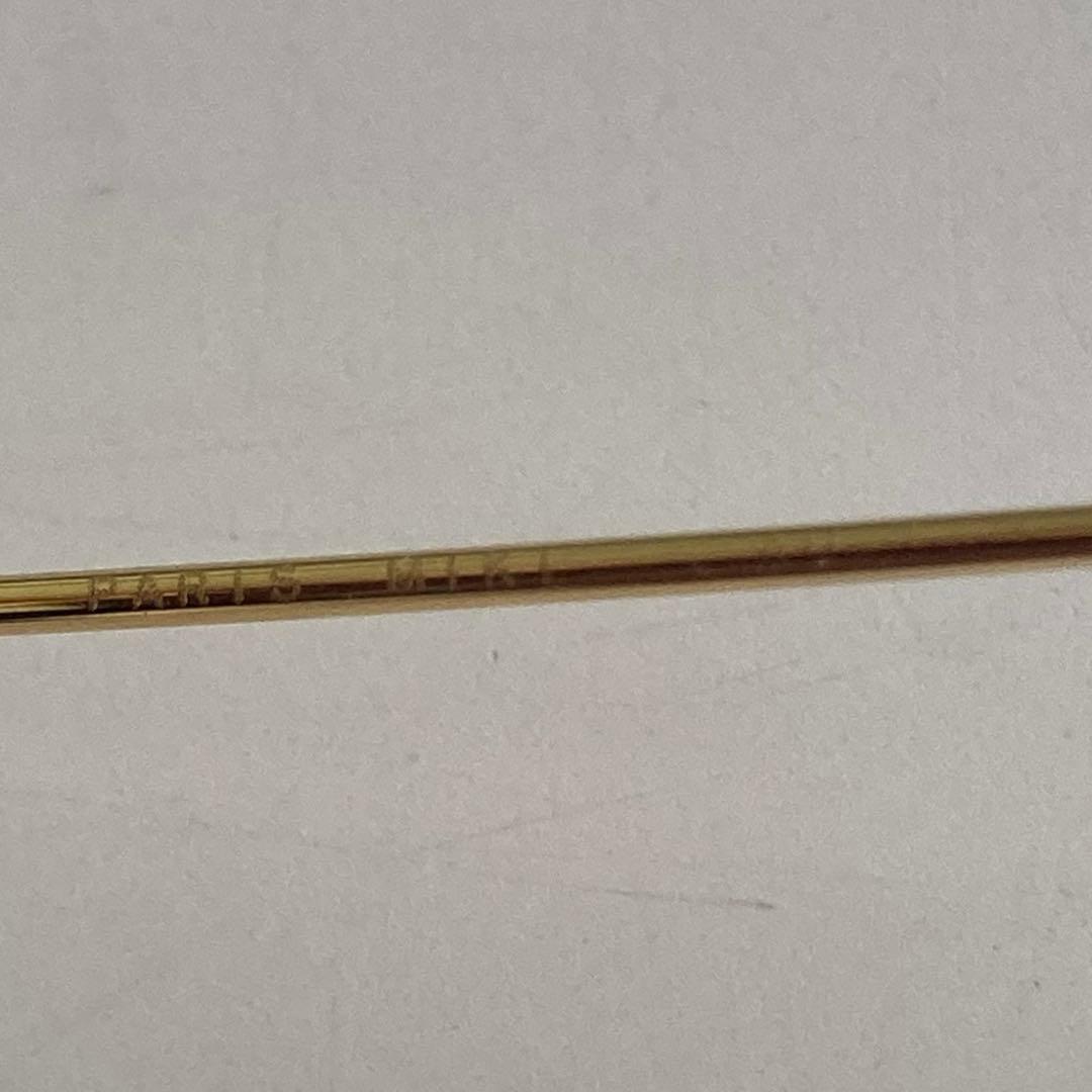 paris miki　パリミキ super smooth K18 金　メガネ