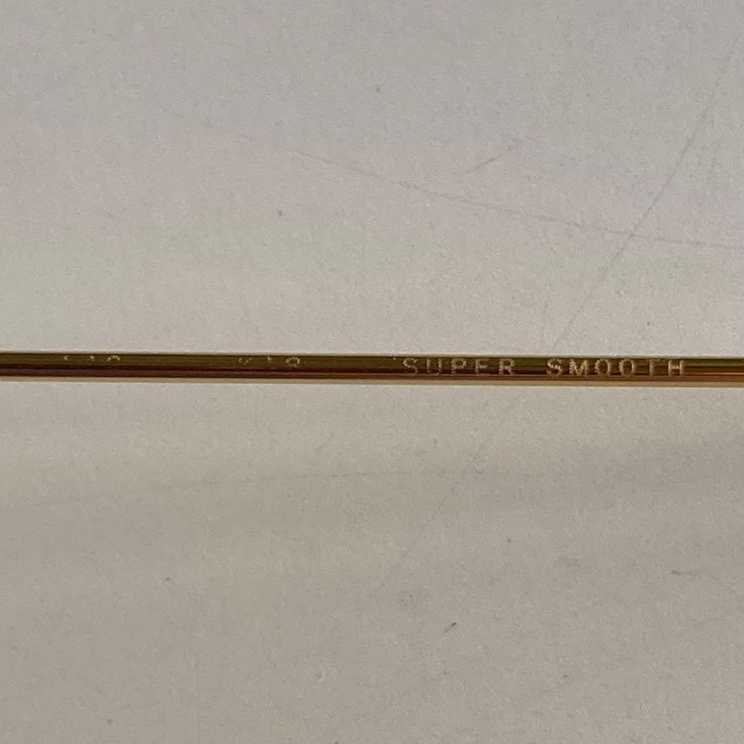 paris miki　パリミキ super smooth K18 金　メガネ