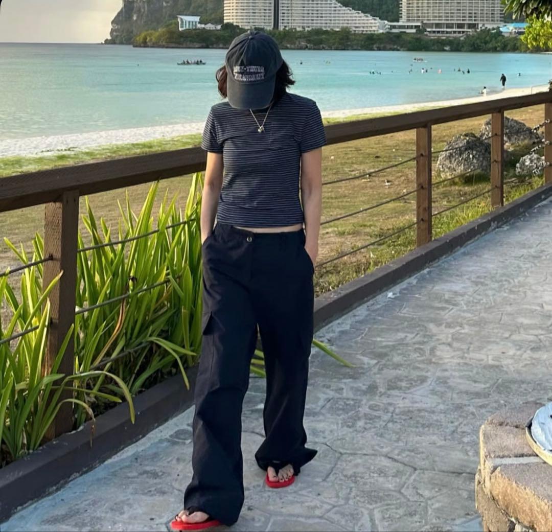 【タグ付新品】 ok.soon low rise cargo pants