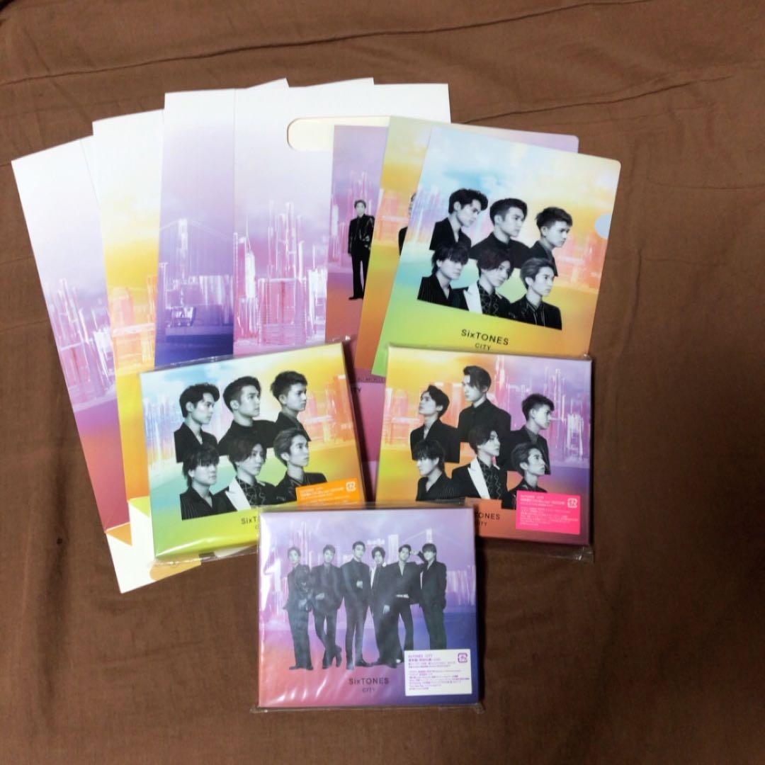 SixTONES アルバム CITY 初回AB通常 CD+Blu-ray 特典付