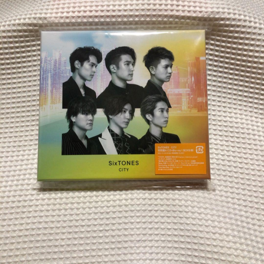 SixTONES アルバム CITY 初回AB通常 CD+Blu-ray 特典付