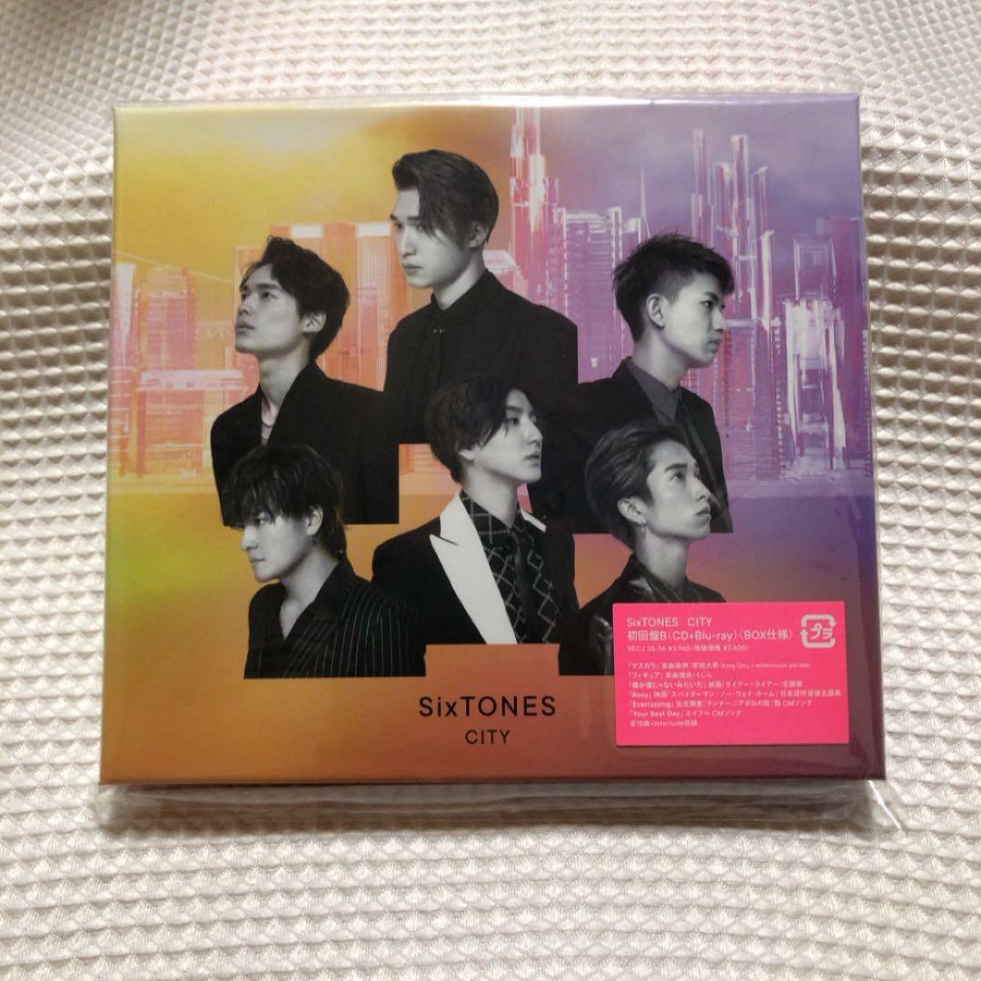 SixTONES アルバム CITY 初回AB通常 CD+Blu-ray 特典付