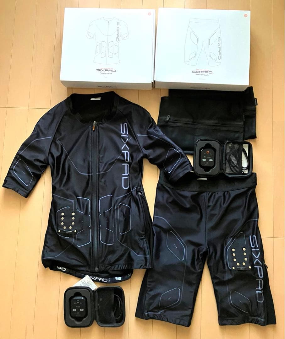 SIXPAD EMS パワースーツ　トップ＆ボトム セット レディースMサイズ