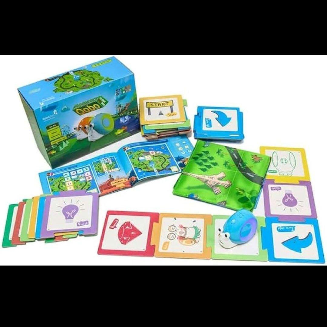 ★幼児教材 学習ブック Robobloq Qobo 基本セット 5歳以上 青