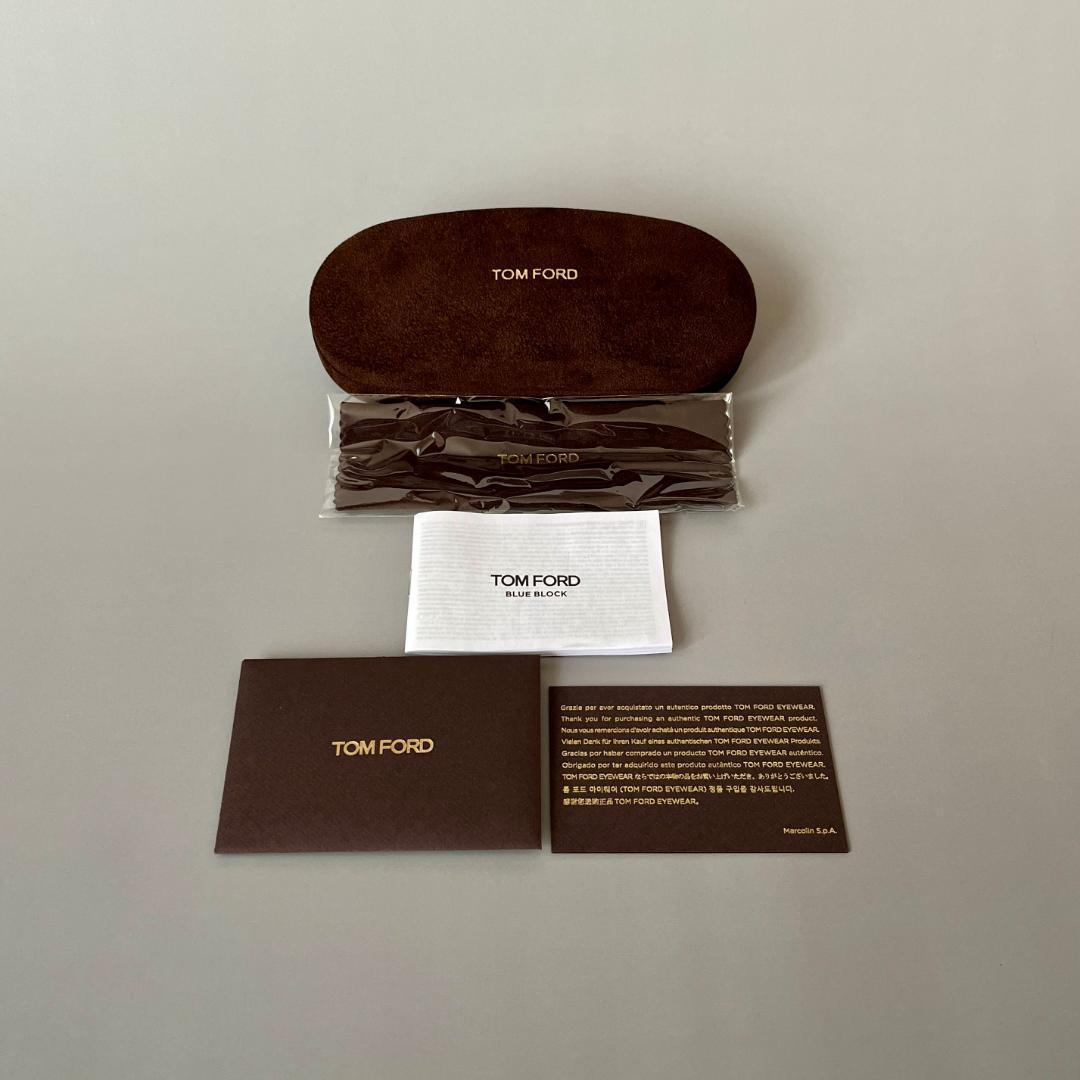 トムフォード メガネ サーモント ブラック ゴールド 黒 金 ブルーライトカット