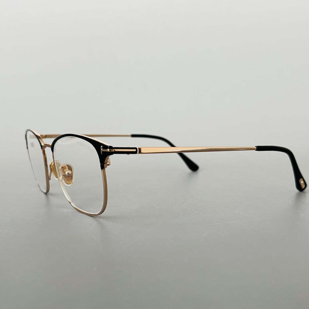 トムフォード メガネ サーモント ブラック ゴールド 黒 金 ブルーライトカット