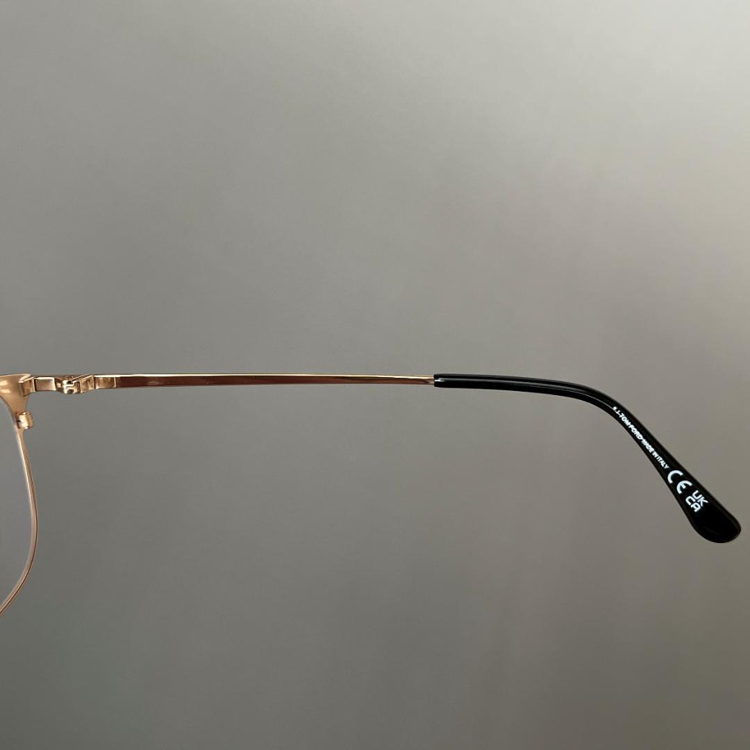 トムフォード メガネ サーモント ブラック ゴールド 黒 金 ブルーライトカット