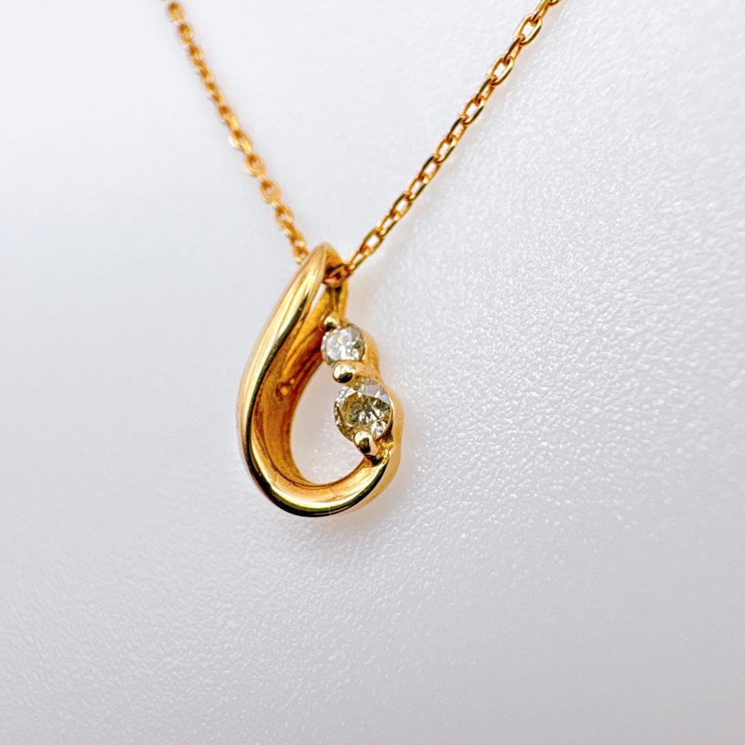 は*ゃ様 【Canal 4℃】K18 ゴールド ダイヤモンド ネックレス 40c