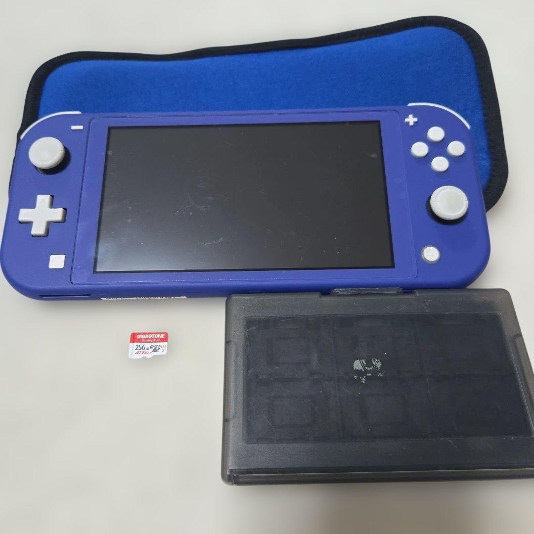 ニンテンドースイッチライト（ブルー）、メモリーカード256GB
