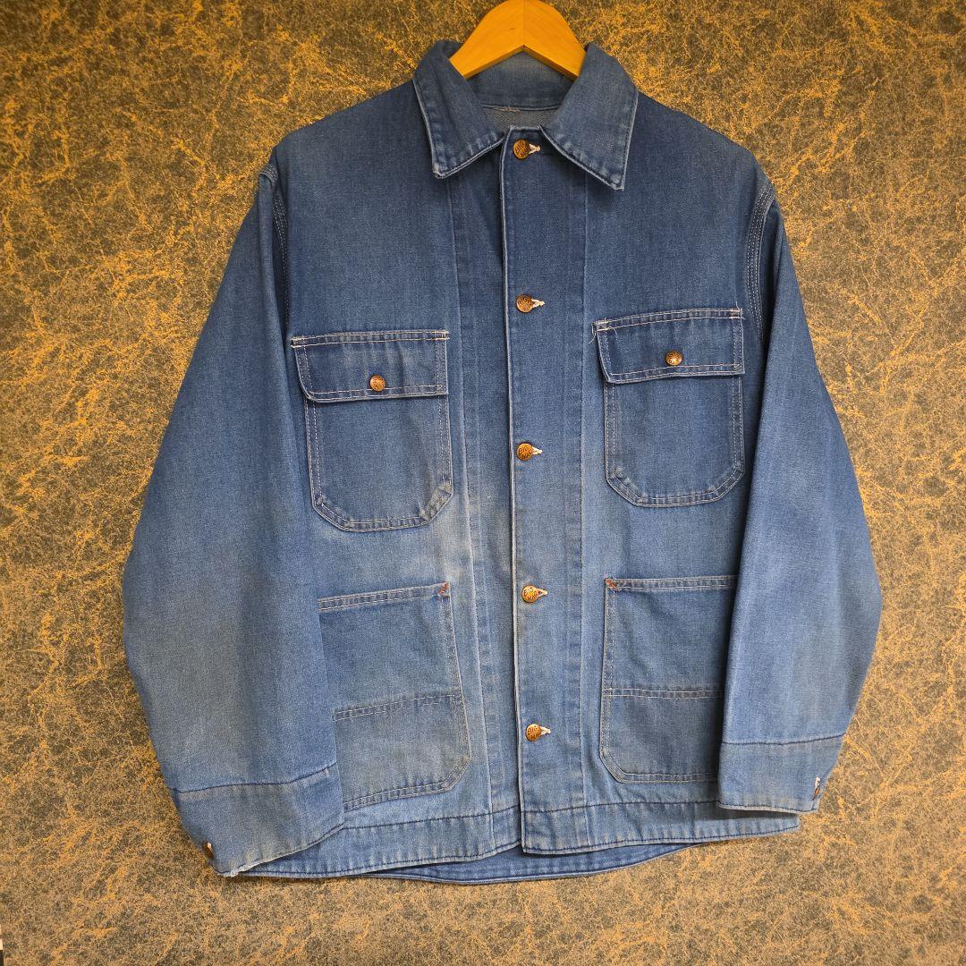 80s BIGMAC ビッグマック　デニムカバーオール　ヴィンテージ　フェード