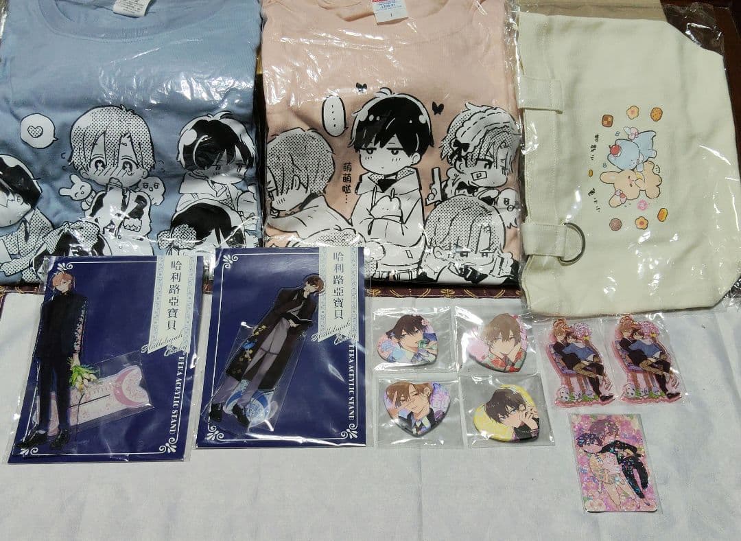 ハレルヤベイビー　グッズ 　缶バッジ アクキー アクスタ 缶バッジ Tシャツ