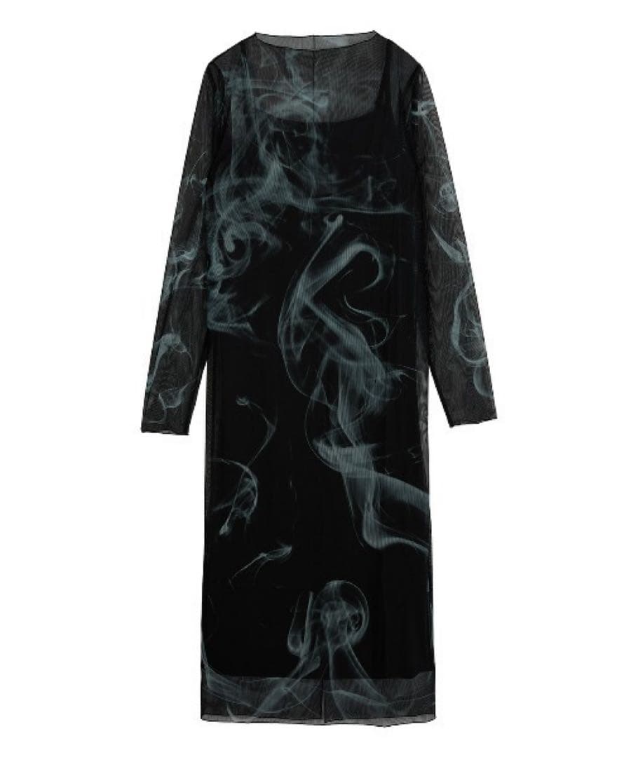 【美品/Mサイズ】AMERI CURL OF SMOKE SHEER DRESS