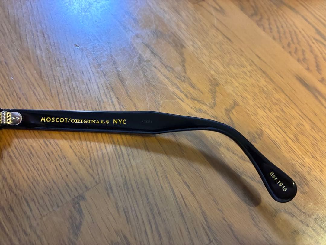 MOSCOT LEMTOSH 49 黒 CLIPTOSH付 美品