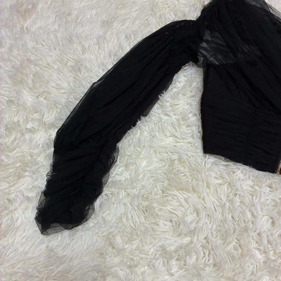 【美品】　FETICO　フェティコ マトンスリーブチュールブラウス　【希少品】