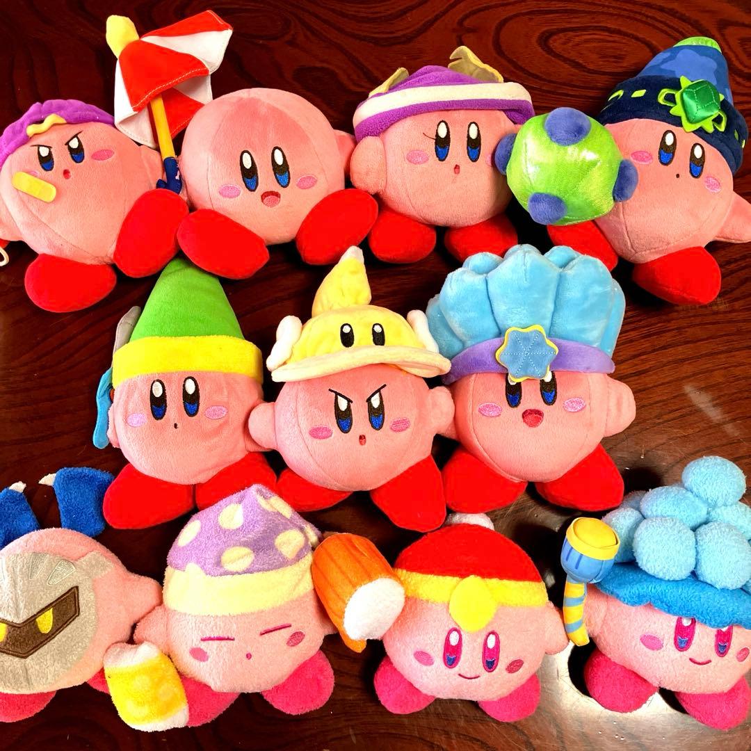 【カービィ部屋を作ろう！】星のカービィ　ぬいぐるみ　１１体　三英貿易　まとめ売り