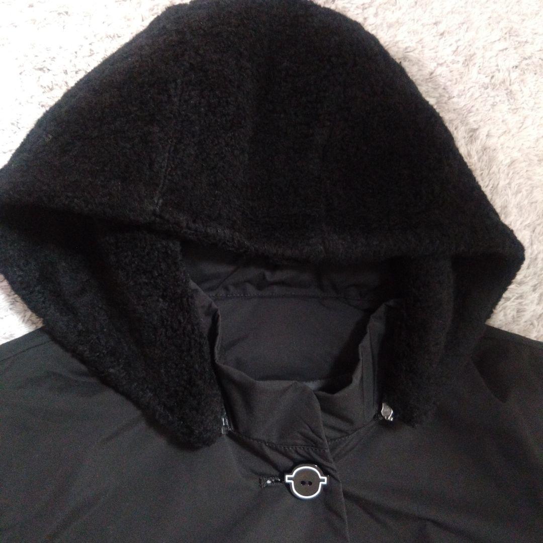 最終値下げ【美品】STUDIO PICONE ロングベスト　ジレ　フード　ボア