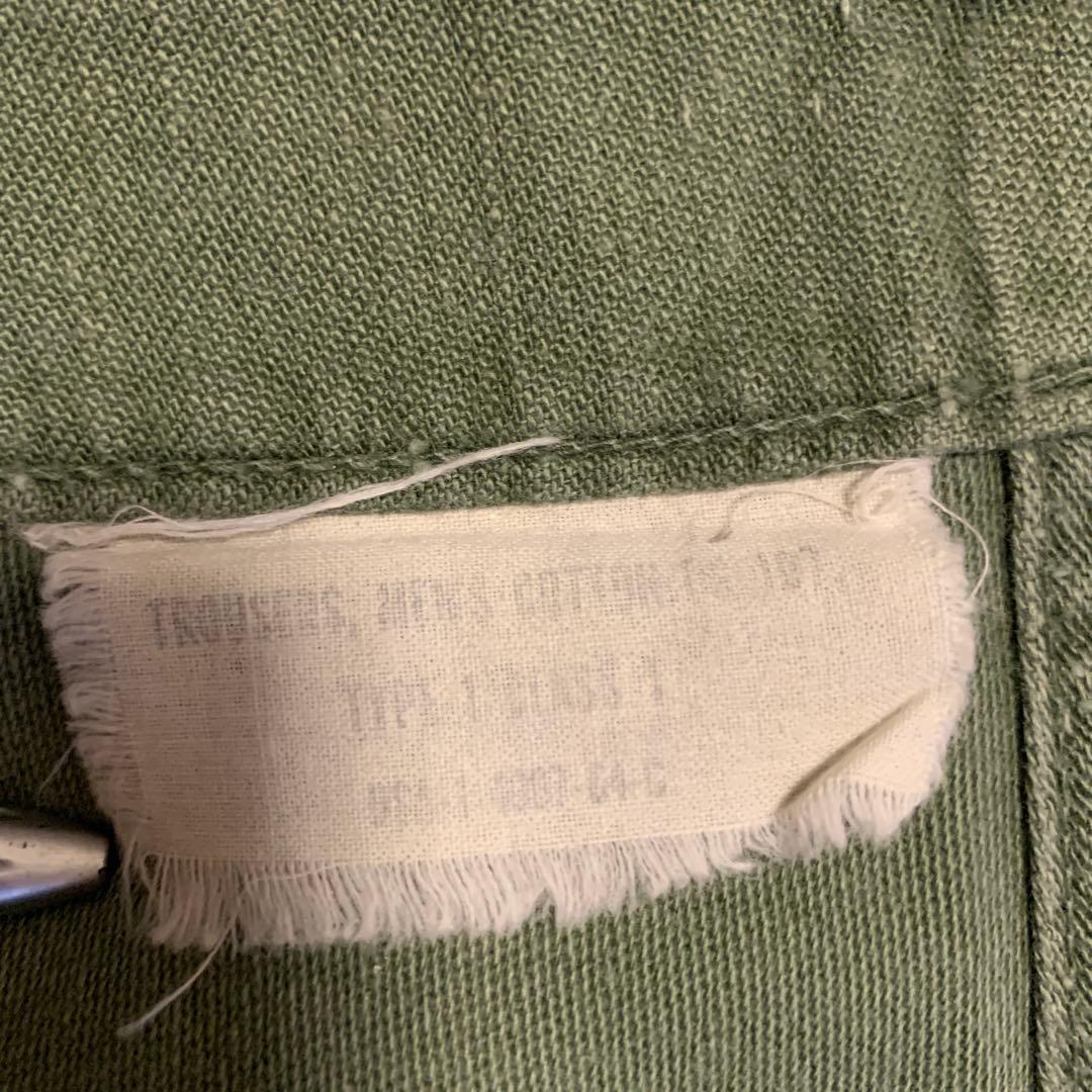 60s OG-107 us army 米軍　ベイカーパンツ　W34 L33