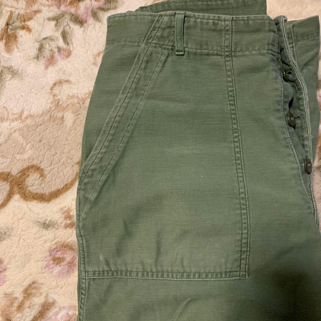 60s OG-107 us army 米軍　ベイカーパンツ　W34 L33