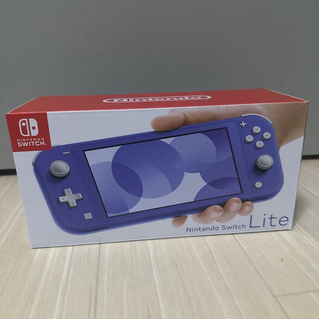 新品未開封品 Nintendo Switch Lite ブルー 専用フィルム付
