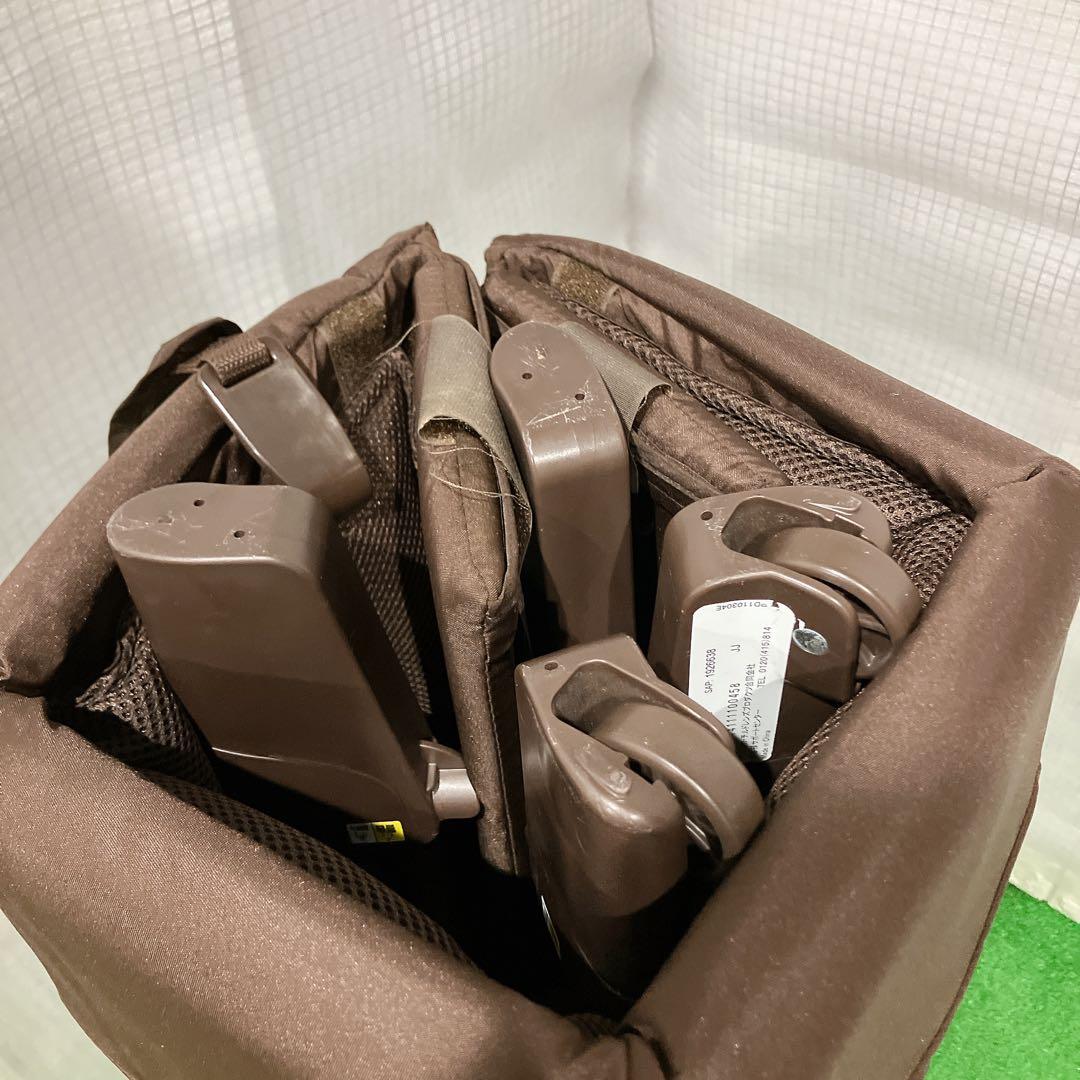 超美品 Aprica ココネルエアープラス ベビーベッド ブラウン 洗えるマット