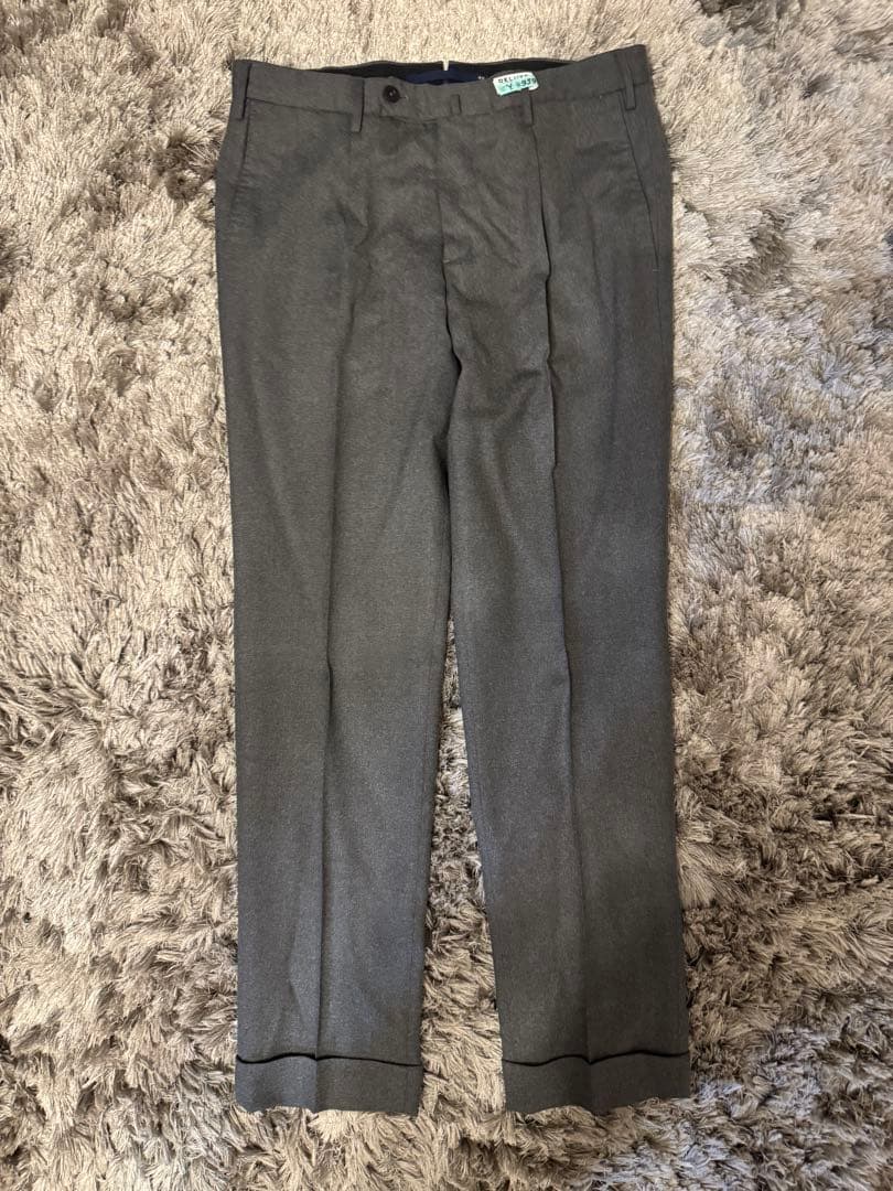 INCOTEX フランネルイージースラックス グレー 48サイズ