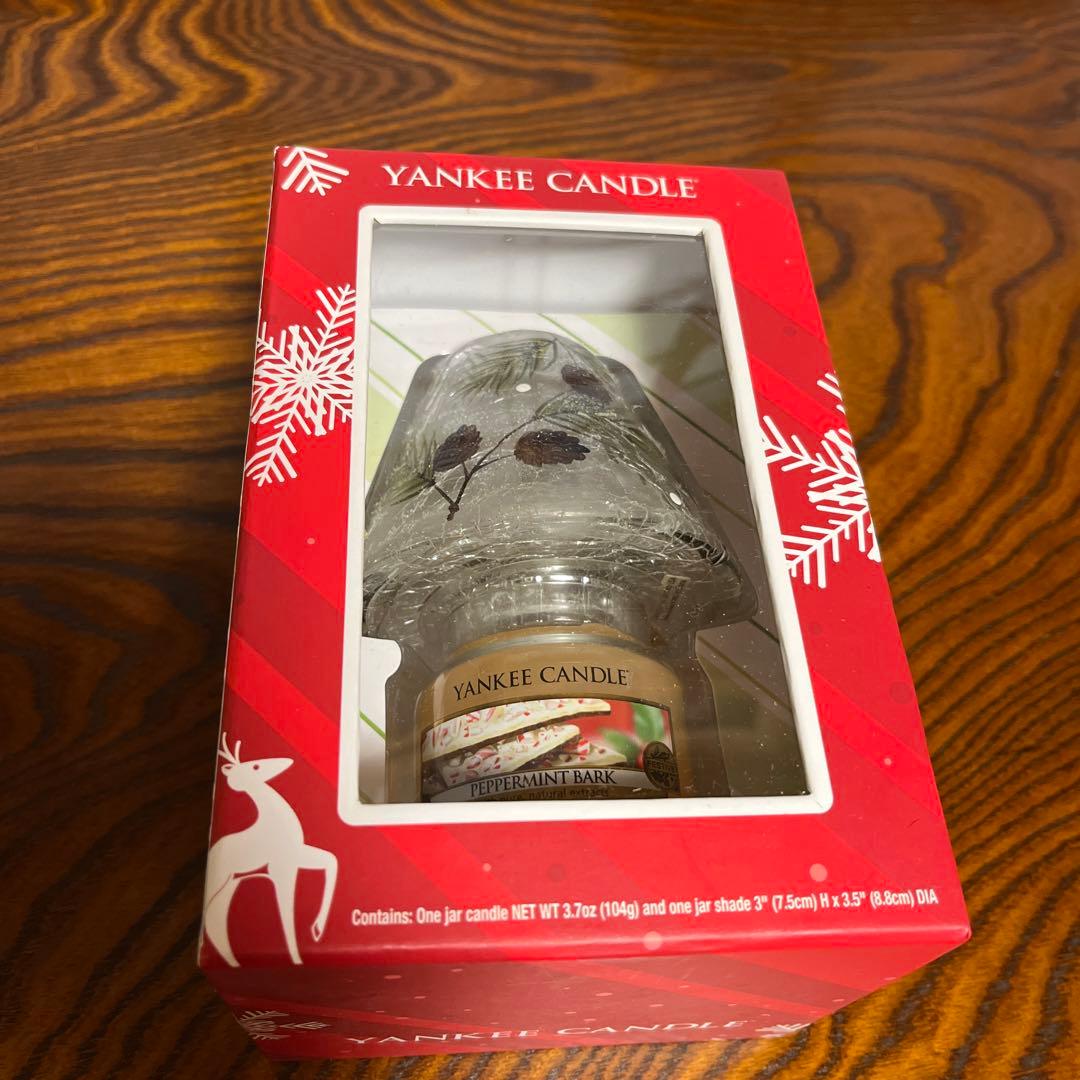 ヤンキーキャンドル クリスマス　ペパーミントバーク　キャンドルホルダー　値引不可