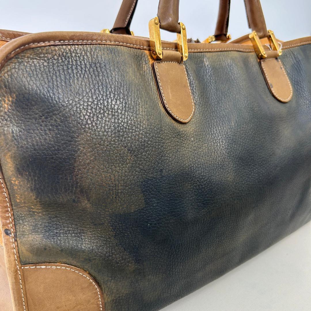 ま*り様 LOEWE ロエベ アマソナ50 キャメル ゴールド ボストン