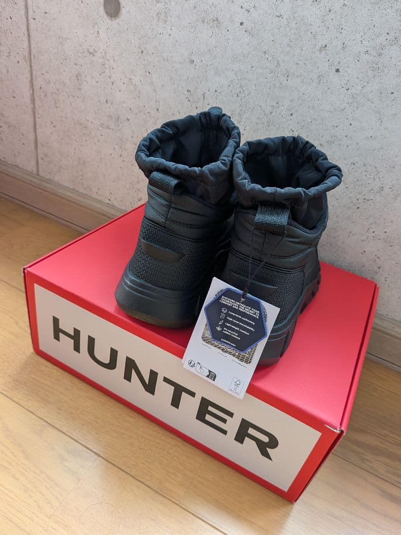 HUNTER　レディース　イントレピッド　ジップ　アンクル　スノー　 UK6