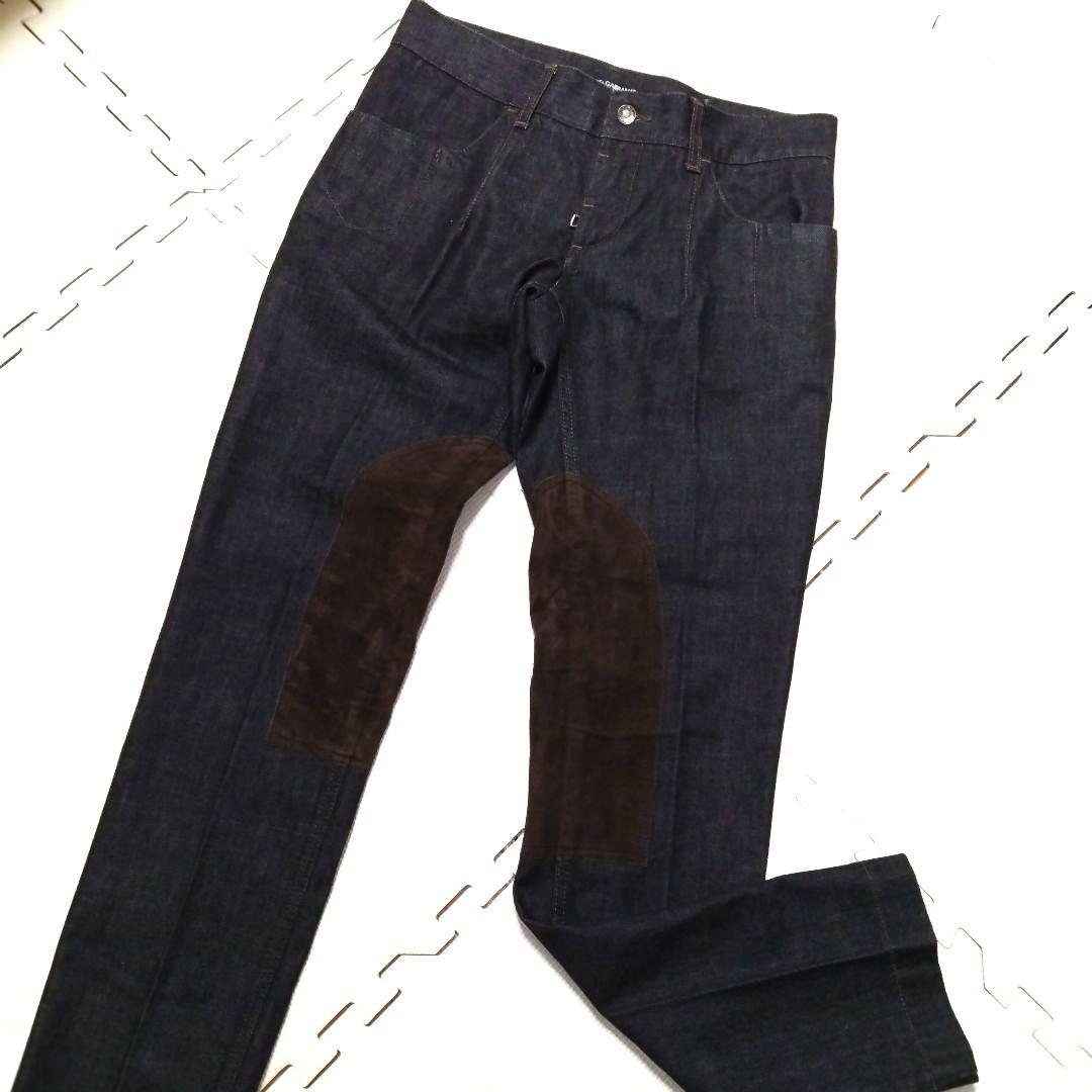 【美品】DOLCE&GABBANA 　ドルチェ&ガッバーナ　パッチデニム タグ付