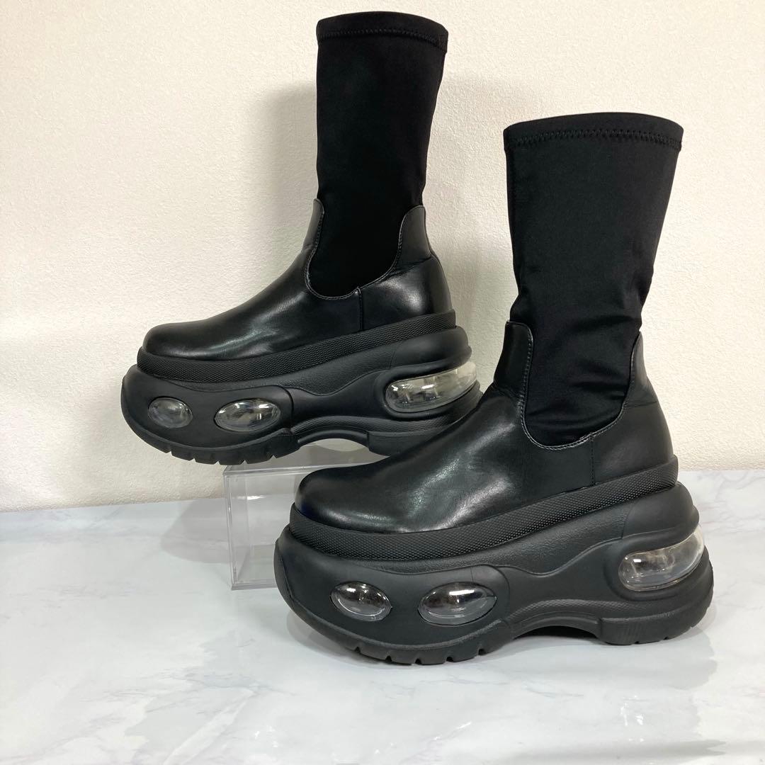 SLY 厚底 ブーツ AIR VOL SOLE FIT SHORT BOOTS