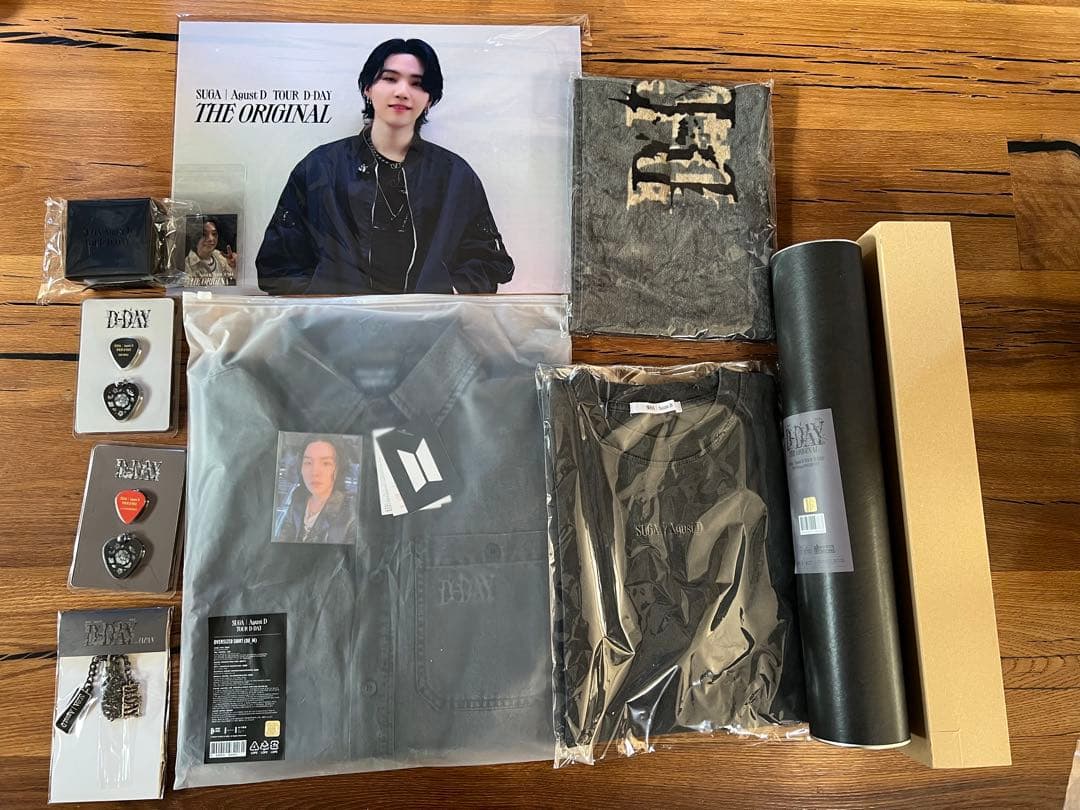 agustd オーバーサイズシャツ D DAY ツアー グッズ セット SUGA