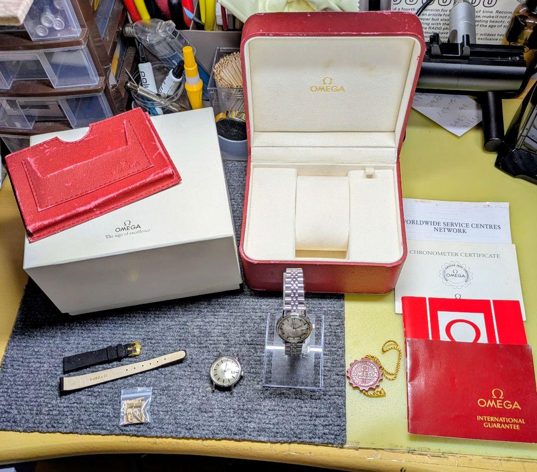 超美品！アンティークOMEGA自動巻き！！付属品完備・おまけつき