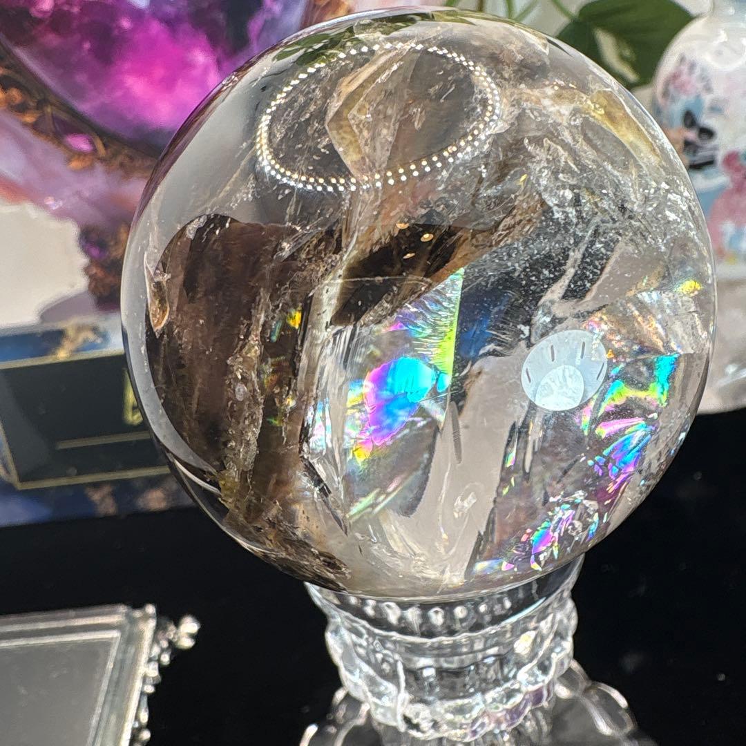 レア高品質♡エレスチャルクォーツ♡スモーキークォーツNo.2582 天使の贈り物